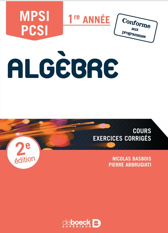 Algèbre exercices